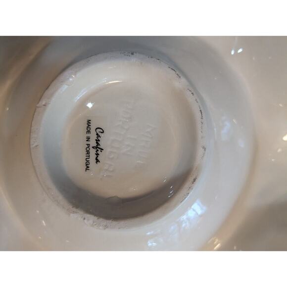 Vintage Carafina Vegetable Dip Server & Lid Serving Platter Tray Party Holiday - Picture 5 of 12